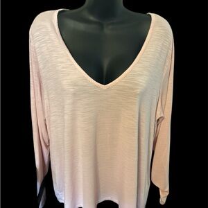 Old Navy Pink Relaxed Long Sleeve Top